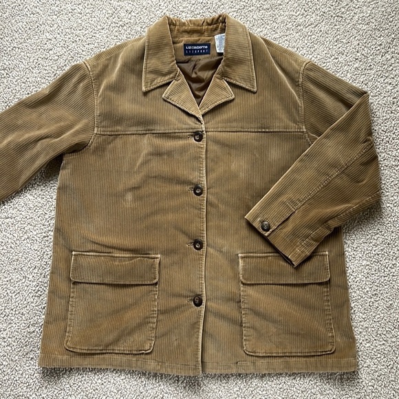 90s Vintage LIZSPORT Corduroy Jacket Size Large - Picture 1 of 12